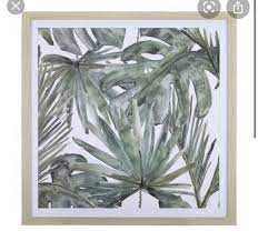 Kmart Print Framed Prints Kmart Decor Tropical Art Print