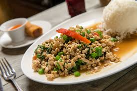 Für unser rezept kannst du auch normalen thai basilikum nutzen. Absolute Thai Restaurant Gra Prao Gai Sub Lunch All Menu Items Lunch Menu Mon Fri 11 00 Am 3 00 Pm
