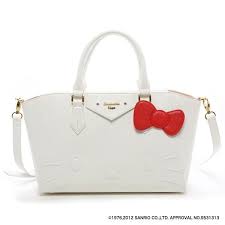 samantha thavasa vega x hello kitty azayle tote shoulder bag white large japan hello kitty purse hello kitty handbags hello kitty bag