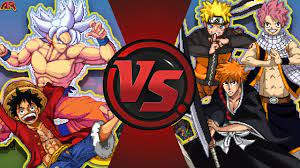 Mugen what if battle anime crossover monkey d. Goku Vs Naruto Vs Luffy Vs Ichigo Vs Natsu Anime Movie Cartoon Fight Club Movie Youtube