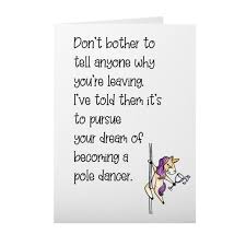 It might be because you are going to college. Funny Coworker Leaving Card Coworker Going Away Card Unicorn Etsy Going Away Cards Leaving Cards New Job Card