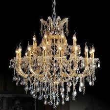 Astoria Grand Orr 25 Light Candle Style Tiered Chandelier Crystal Color Smoke In 2020 Chandelier Lighting Gold Chandelier Chandelier Shades