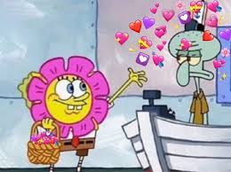 Squidward meme sticker by jacob5782 spongebob handsome. Spongebob And Squidward Hearts Connected Novocom Top