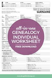 If not you will be redirected to the first link on the list. The Ultimate All In One Genealogy Worksheet The Creative Family Historian Family Genealogy Family Tree Genealogy Genealogy Book