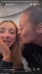 I'm A Celebrity's GK Barry and Ella Rutherford share kiss