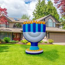 Get unique accessories for your home. Mega Jumbo Menorah Indoor Outdoor Inflatable Decoration 7 Feet
