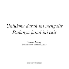 Puisi/sajak usman awang tentang guru. Usman Awang Sajak Hari Guru
