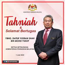 كمنترين ڤنديديقن) dahulunya dikenali sebagai kementerian pelajaran, ialah sebuah kementerian di malaysia yang bertujuan untuk membangunkan sebuah sistem pendidikan yang berkualiti bertaraf dunia bagi memperkembangkan potensi individu. Kpm On Twitter Selamat Datang Dan Tahniah Buat Ybhg Datuk Yusran Shah Bin Mohd Yusof Atas Pelantikan Sebagai Ketua Setiausaha Kementerian Pendidikan Malaysia Berkuatkuasa 1 Julai 2020 Daripada Kami Keluarga Besar Kementerian