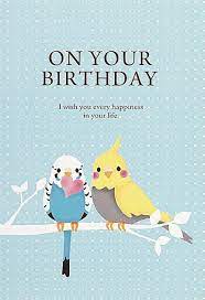Pop Up Birthday Card Parakeet Cool Happy Birthday Images Happy Birthday Ma Happy Birthday Images