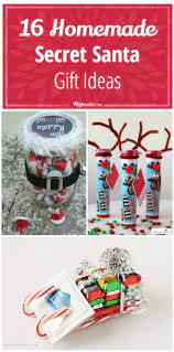 16 Homemade Secret Santa Gift Ideas Secret Santa Christmas Gifts Best Secret Santa Gifts Santa Gifts