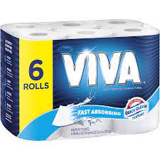 If you stop to think about it, you realize most things can be cleaned with a reusable sponge or cloth. Viva Paper Towel 6 Pack Big W