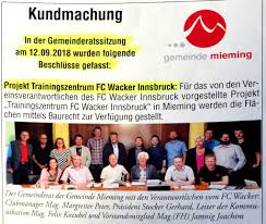 To connect with fc wacker innsbruck, join facebook today. Naheholungsgebiet Statt Trainingszentrum Neue Mieminger Burgerinitiative Formiert Sich Gegen Wacker Akademie Imst