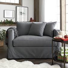 Willow Grey Twin Sofa Sleeper With Air Mattress Reviews Crate And Barrel Twin Sleeper Sofa Sleeper Sofa Chair And A Half