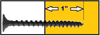 Studs in nonbearing partitions may be notched to a depth not to exceed 40 percent of a single stud width. What Length Of Screw Should I Use To Attach A Shelf To A Wall Stud Quora