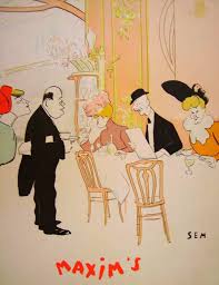 Georges Goursat Dit Sem 1863 1934 Etait Un Illustrateur Affichiste Caricaturiste Chroniqueur Mondain Et Ecrivain Illustration Caricaturistes Art Decoratif