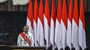 Presiden joko widodo menyampaikan dua pidato kenegaraan, senin (16/8/2021). Jia2m1 Fx4qj4m