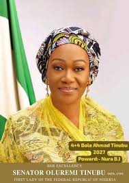 Nigeria's First Lady, Senator Oluremi Tinubu, receives the "Woman of The  Year" award at the Independent Awards 2024.