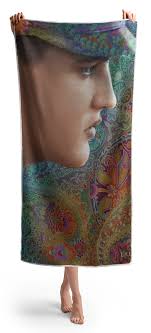 Richard Laeton Paisley and Patterns Beach Towels for Sale