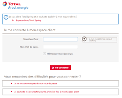 Founded in france in 2003 as an alternative to the historic monopoly électricité de france. Total Direct Energie Espace Client Acces Compte Contact
