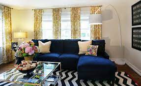 Sapphire Blue Room Colors Deep Blue Color Combinations For Room Decorating Blue Sofa Living Blue Sofas Living Room Eclectic Living Room