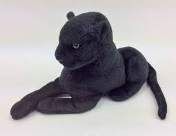 Black Jaguar Tiger Toys Laying Cat Plush Stuffed Animal 12 Tigertoys Pelucia