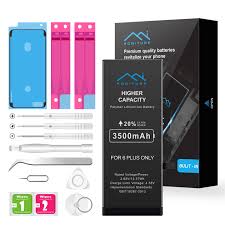 Battery life has been a bit of a sticking point for previous iterations of the iphone, but there's good news with the iphone 6 plus. Battery For Iphone 6 Plus 3500mah High Capacity Battery Replacement For Iphone 6 Plus User Manual Two Adhesive Strips 0 Cycle Upgraded Only For 6 Plus Buy Online In Bermuda