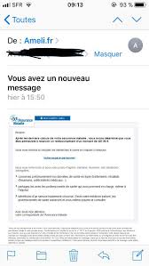 Bonsoir , sinon le code puk est disponible sur la carte format de crédit où était attaché la carte sim. Vous Avez Recu Un Mail De Remboursement D Ameli Attention C Est Une Arnaque