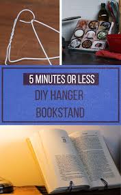 It's been a goal of mine to start eating healthier this year. Spend Exactly Zero Dollars Building A Bookstand Out Of A Hanger