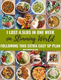 I Lost Over 4lbs In One Week On Slimming World Following The Extra Easy Sp Plan Slimming World Free Foods Slimming World Speed Food Easy Slimming World Recipes