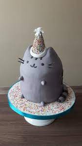 #birthday #happy birthday #cake #birthday cake #feliz cumpleanos. Pusheen Cat Cake By Olina Wolfs Cakesdecor