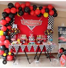 He's loving race cars right now, so it made an easy theme. Cars Birthday Party Decorations 36 Ideas Cars Birthday Party Decorations Cars Birthday Party Disney Disney Cars Party