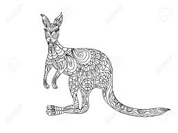 Then, here are free printable kangaroo coloring pages. Kangaroo Coloring Page Royalty Free Cliparts Vectors And Stock Illustration Image 47010459