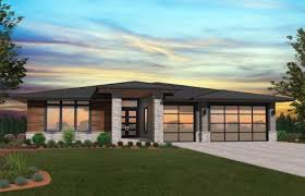 Popularity area width depth newest. Sunsrise House Plan One Story Modern House Design With Garage