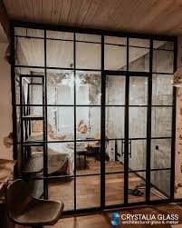 Loft Style Partition At Its Best In 2020 Glass Partition Loft Style Interior Loft Style