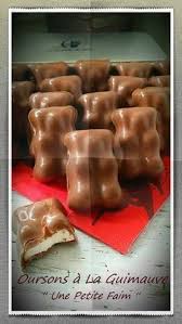Oursons A La Guimauve Guimauve Recette Bonbon Guimauve Chocolat