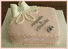Effen En Stijlvolle Engagement Taart Taart Fondant Bruidstaart Taart
