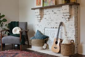I want to give the brick the aged look of german smear but i don't want to use mortar. How To German Smear A Fireplace Hgtv