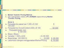 Harga transfer dapat didasarkan pada biaya selisih kenaikan atau harga pasar. Pertemuan 12 Transfer Pricing Ppt Download