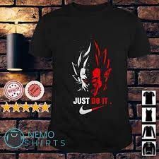 This tee features a vegeta ilustration, design, art character, drawing. Dragon Ball Z Vegeta Oozaru Face Just Do It Shirt Hoodie And V Neck T Shirt