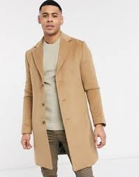 Asos camel coats first appeared on chictopia's streetstyle gallery in winter 2013 seen on melbourne blogger kisforkani of kisforkani.com. River Island Overcoat In Camel Asos