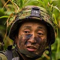 Afghan soldiers from the Afghan National Army 4th Brigade