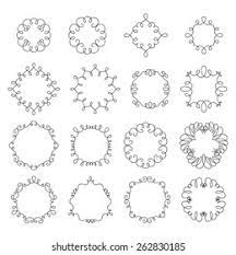 There is no need to reset your cache in order for it to work. Simple Elegant Vignette Lineart Frames Set Stock Vector Royalty Free 262830185