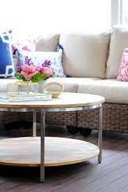 When it comes to correctly matching it to your sofa, create a balance. Wood And Chrome Round Coffee Table The Chronicles Of Home
