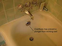 Here S How To Unclog A Bathtub Drain With A Plunger Bathtub Drain Unclog Tub Drain Unclog Bathtub Drain