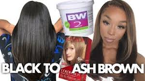 With its version as hair highlights for men, you stand out and show off your trendy side. How To Black To Ash Brown Perfect Ash Brown Hair W Highlights Detailed Ft West Kiss Youtube