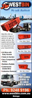 Rubbish removal in darlington on superpages.com. A West Bin Rubbish Removal Skip Bins Darlington Yellow Pages