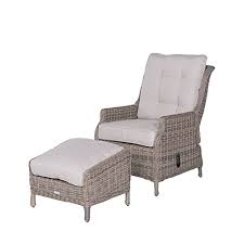 Amazon De Garden Impressions Relaxstuhl Fussbank Poly Rattan Garten Stuhl Relax Sessel St Vincent Aus Uv Und Witterung Relaxstuhl Terrassenmobel Sessel