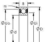 67042RS Thin Section Bearings: Metric Series Ball Bearing ...