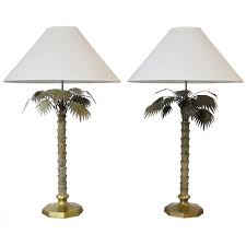 Pair Of Vintage Bronze Palm Tree Lamps 1stdibs Com Tree Lamp Vintage Bronze Lamp