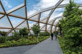 Canary Wharf Crossrail Station Roof Garden Roof Garden Canary Wharf Landscape Architecture